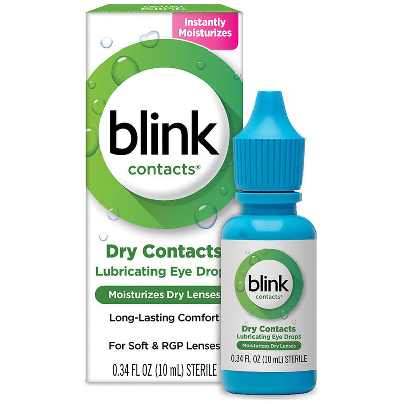 blink Contacts Lubricating Eye Drops, 10-mL Bottle