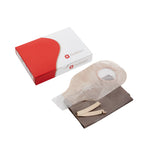 New Image™ Transparent Colostomy Pouch, Pre-cut to Fit 70 mm Stomas, Blue Match