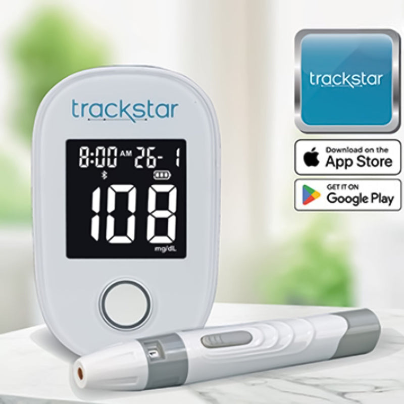 Blood Glucose Meter Kit RPM PRO™ 5 Second Results up to 500 Records Requires Coding
