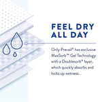Prevail Air™ Stretchable Ultimate Plus Absorbency Briefs, Size 1