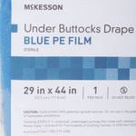 McKesson Sterile Under Buttocks Obstetrics / Gynecology Drape, 29 x 44 Inch