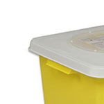 SharpSafety™ Chemotherapy Waste Container, 18 Gallon, 26 x 12¾ x 18¼ Inch