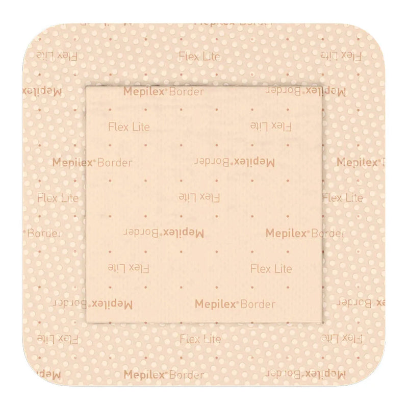 Mepilex® Border Flex Lite Silicone Foam Dressing, 6 x 6 Inch