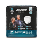 Attends® Premier Underwear, Heavy Absorbency, Medium, 34 to 44 Inch Waist/Hip