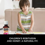 Robitussin Children's Honey Cough & Chest Congestion DM Liquid, 4-ounce bottle