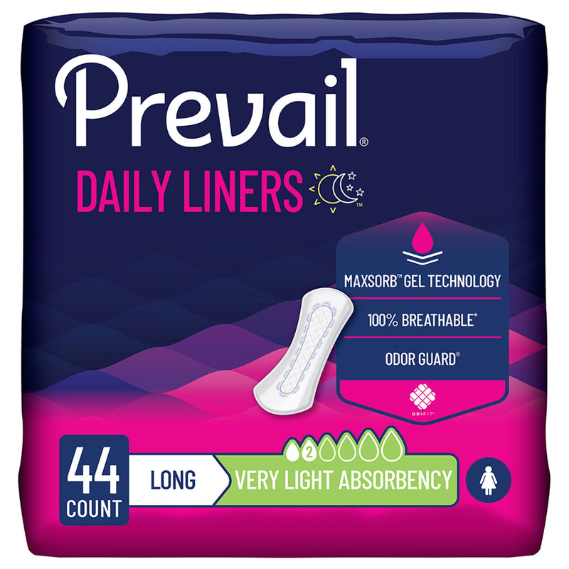 Prevail® Daily Bladder Control Pad, Very Light, Long Length