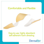 ComfortFoam™ Silicone Adhesive without Border Silicone Foam Dressing, 8 x 8 Inch