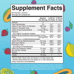 Dietary Supplement Mary Ruth's® Kids Multivitamin Vitamin A / C / D / E 390 mcg - 10 mg - 3 mcg - 4 mg Strength Gummie 60 Per Bottle Fruit Flavor