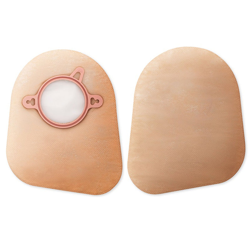 New Image™ Two-Piece Beige Ostomy Pouch, Pre-cut to Fit 44 mm Stoma, Blue Match