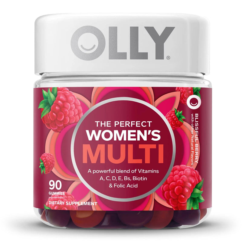 Olly The Perfect Women's Multi Gummies, Blissful Berry