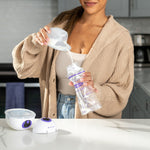 Lansinoh® DiscreetDuo™ Wearable Breast Pump for Quiet Hands-Free Pumping