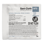 Sani-Cloth® AF3 Germicidal Extra Large Disinfectant Wipes, 11.5 x 11.75 Inch