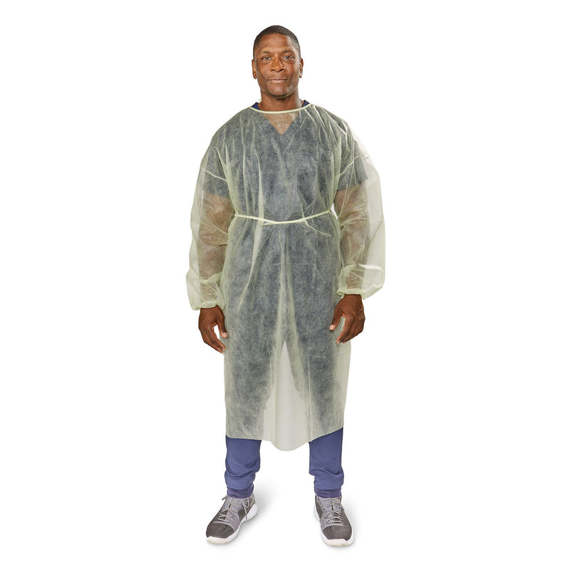 McKesson Nonrated Isolation Gowns, Yellow, Extra Large