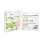 McKesson Lite Hydrocellular Foam Dressings w/ Border & Silicone Adhesive, 6 x 6"