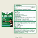 Biofreeze® Menthol Pain Relief Patches, Large