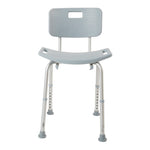 McKesson Aluminum Bath Bench, 15.5 – 19.5 Inch Height