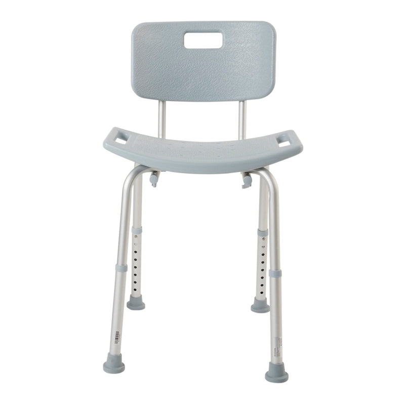 McKesson Aluminum Bath Bench, 15.5 – 19.5 Inch Height