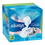 Always® Infinity Super Pads with Wings, Size 2