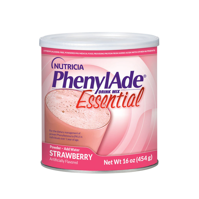 Oral Supplement PhenylAde® Strawberry Flavor Powder 16 oz. / 454 Gram Canister