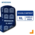 McKesson Slipper Socks, Double Tread, Extra Large, Dark Blue