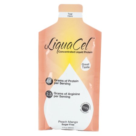 Oral Supplement LiquaCel® Peach Mango Flavor Liquid 1 oz. Individual Packet