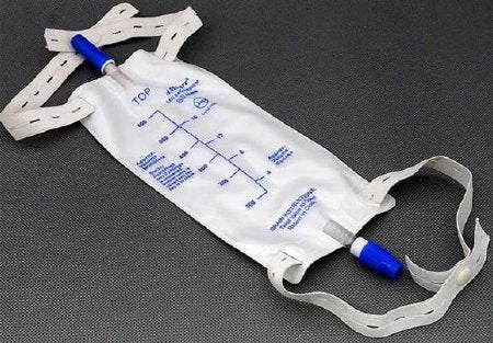 Urinary Leg Bag AMSure® Anti-Reflux Valve / Push-Pull Drain Valve Sterile Fluid Path 900 mL Vinyl