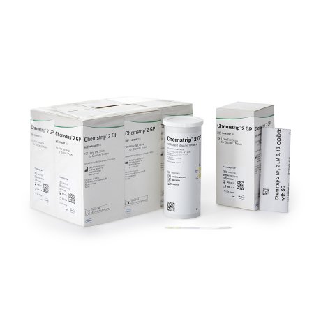 Urinalysis Reagent Chemstrip®2 Metabolic Assay Glucose, Protein For Urinalysis 100 per Bottle