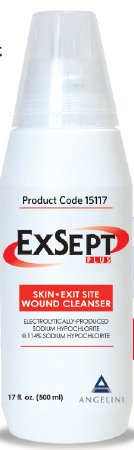 Wound Cleanser ExSept Plus® 500 mL Pump Bottle NonSterile Antimicrobial