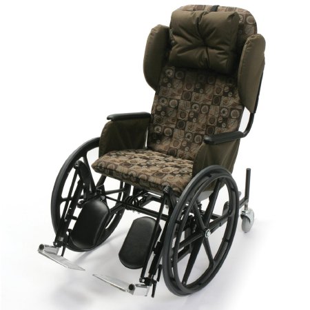Tilt-In-Space Wheelchair Rock-King X3000 Full Length Arm Footrest Ambiance Print Upholstery 20 Inch Seat Width Adult 350 lbs. Weight Capacity