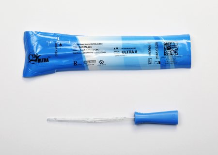 Urethral Catheter Cure Ultra® Straight Tip Lubricated PVC 8 Fr. 6 Inch