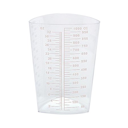Graduated Beaker Oakridge Products Pathology Container Polypropylene 1,000 mL (32 oz.)