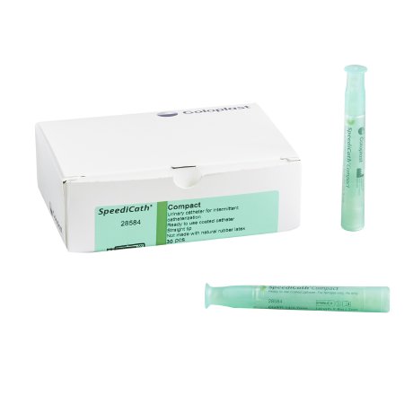 Urethral Catheter SpeediCath® Compact Straight Tip Hydrophilic Coated Polyurethane 14 Fr. 2-3/4 Inch