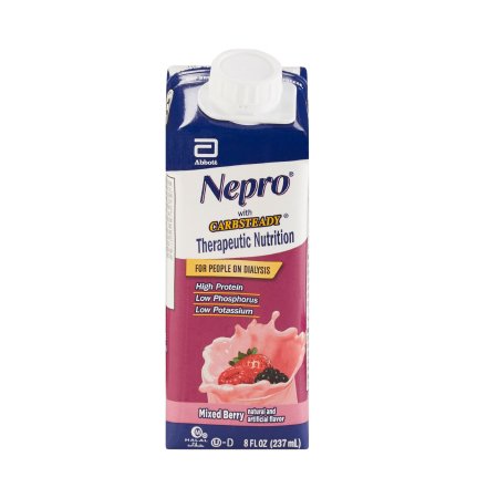 Oral Supplement Nepro® with Carbsteady® Mixed Berry Flavor Liquid 8 oz. Reclosable Carton