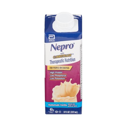 Oral Supplement Nepro® with Carbsteady® Homemade Vanilla Flavor Liquid 8 oz. Reclosable Carton