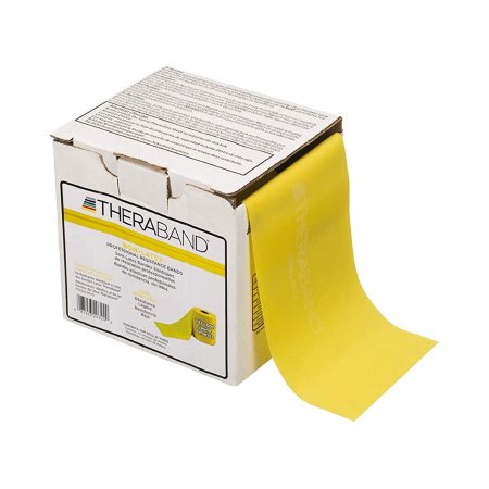 Exercise Resistance Band TheraBand® Yellow 4 Inch X 25 Yard Light Resistance