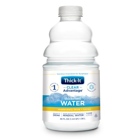 Thickened Water Thick-It® Clear Advantage® 48 oz. Bottle Unflavored Liquid IDDSI Level 3 Moderately Thick/Liquidized