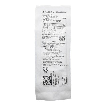 Enteral / Oral Syringe NeoMed® 6 mL Enfit Tip Without Safety