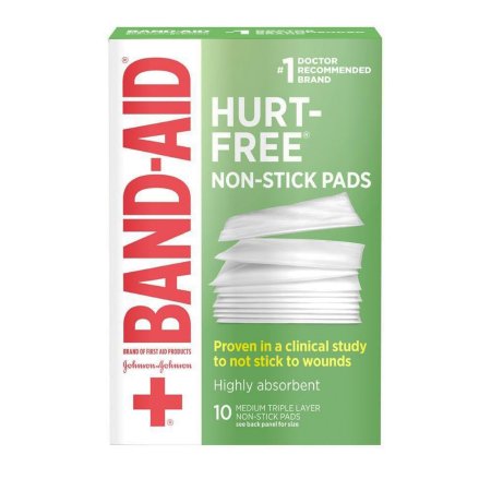 Non-Adherent Dressing Band-Aid® Hurt Free 2 X 3 Inch Sterile Rectangle