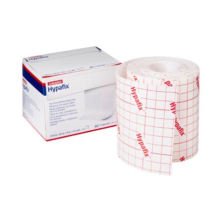 Dressing Retention Tape with Liner Hypafix® White 4 Inch X 10 Yard Nonwoven Polyester NonSterile
