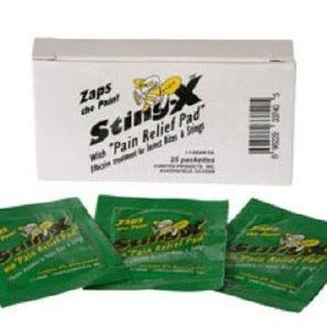 Sting and Bite Relief Sting X® Towelette Individual Packet
