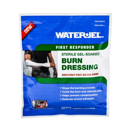 Hydrogel Burn Dressing Water-Jel® First Responder Sheet 4 X 16 Inch Rectangle Sterile