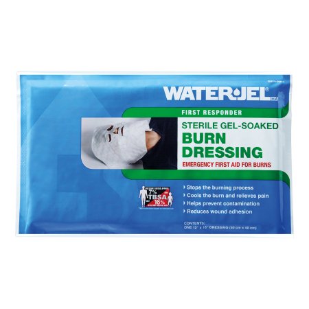Hydrogel Burn Dressing Water-Jel® First Responder Sheet 12 X 16 Inch Face Mask Sterile