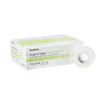 Medical Tape McKesson Transparent 1 Inch X 5-1/2 Yard Plastic / Silicone NonSterile