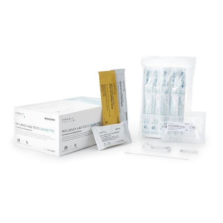 Respiratory Test Kit McKesson Consult™ Influenza A + B 25 Tests CLIA Waived