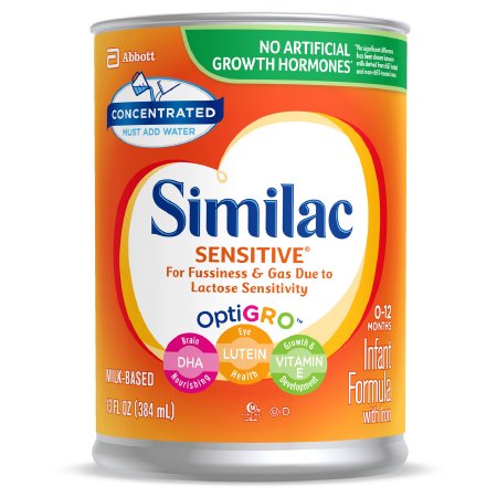 Infant Formula Similac Sensitive® 13 oz. Can Liquid Iron Lactose Sensitivity