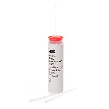 McKesson Capillary Blood Collection Tube Sodium Heparin Additive 75 µL Without Closure Glass Tube