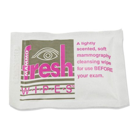 Mammography Wipe Freshwipes™ Individual Packet Water / Alcohol / Potassium Sorbate Scented 50 Count