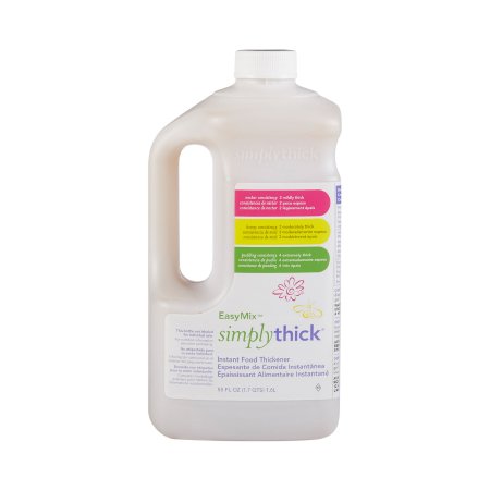 Food and Beverage Thickener SimplyThick® Easy Mix 1.6 Liter Pump Bottle Unflavored Gel IDDSI Level 2 Mildly Thick