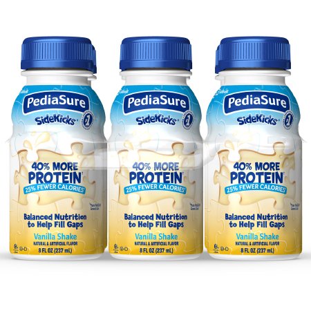 Pediatric Oral Supplement PediaSure® Sidekicks® Shake 8 oz. Bottle Liquid Protein