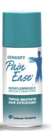 Topical Pain Relief Gebauer's Pain Ease® Pentafluoropropane / Tetrafluoroethane Medium Stream Spray 30 mL